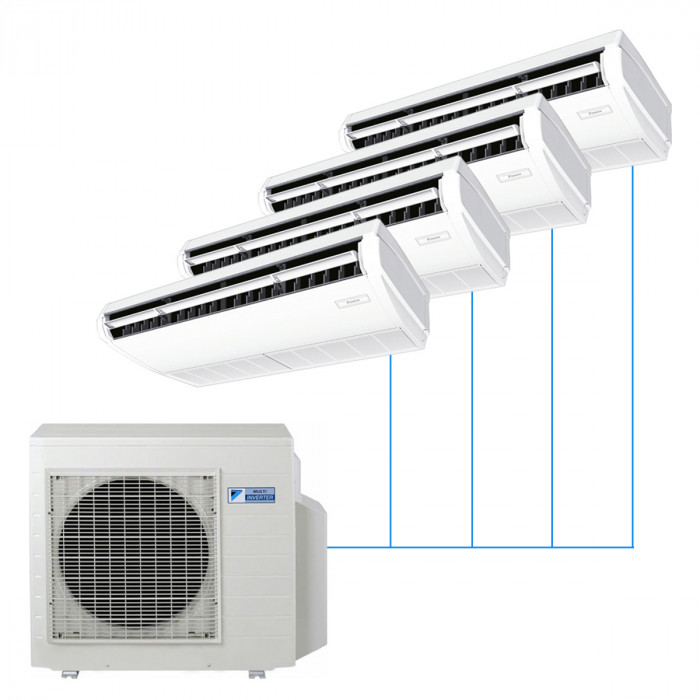 Подпотолочная мульти-сплит-система Daikin на 4 комнаты