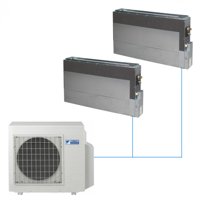 Напольная мульти-сплит-система Daikin на 2 комнаты