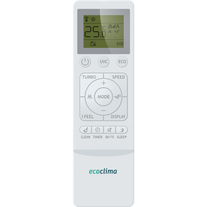 Настенный кондиционер Ecoclima ECW/I-СH12/AAS-4R1/EC/I-CH12/A-4R1 (серебро)