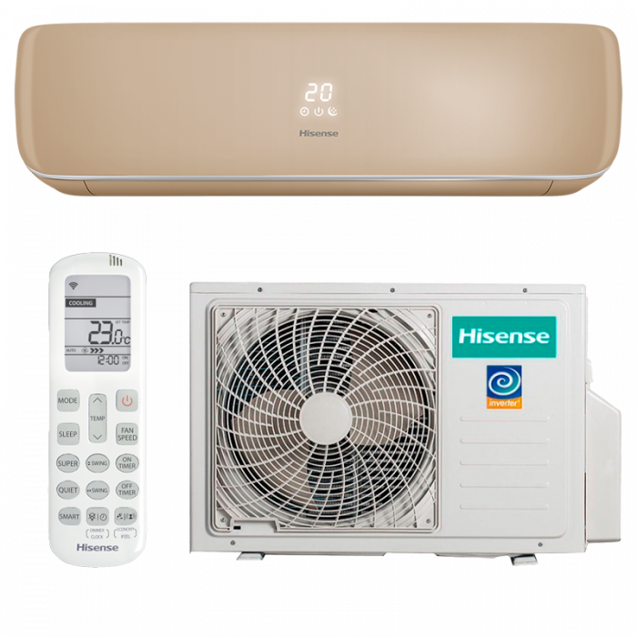 Инверторный настенный кондиционер Hisense AS-10UW4RVETG01(C) Wi-Fi
