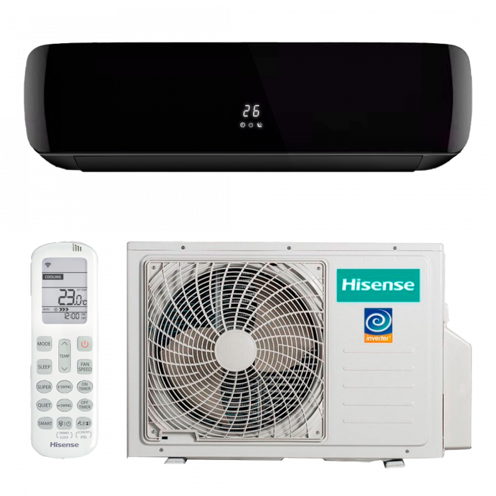 Инверторный настенный кондиционер Hisense AS-13UW4RVETG01(B) WI-FI