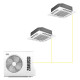Кассетная мульти-сплит-система Zanussi Multi Combo ERP DC на 2 комнаты